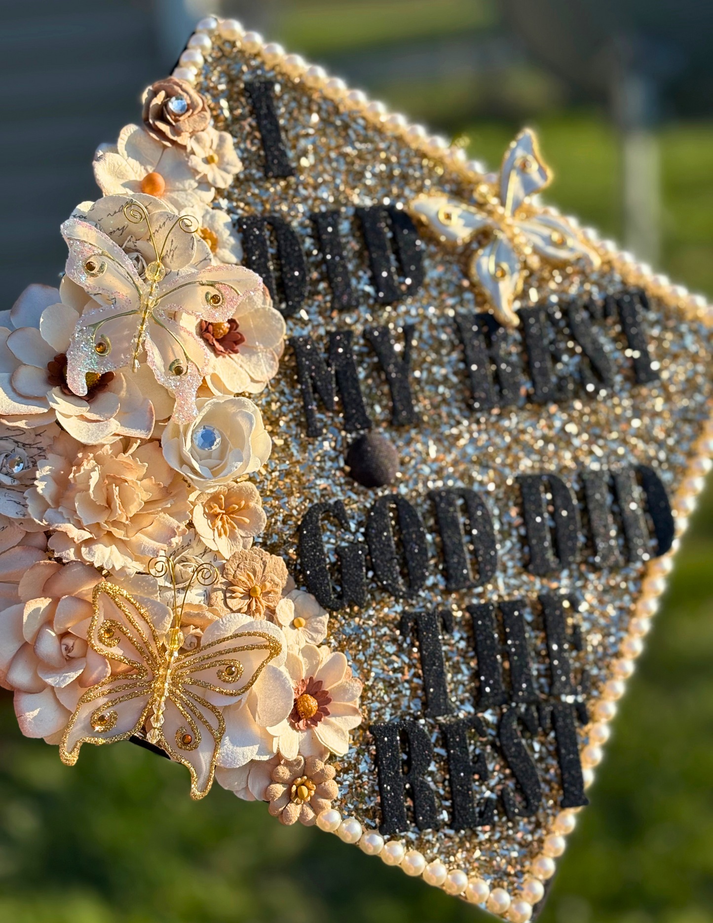 Memorial 3D Grad Cap Topper | Custom Graduation Keepsake in Honor of a Loved One