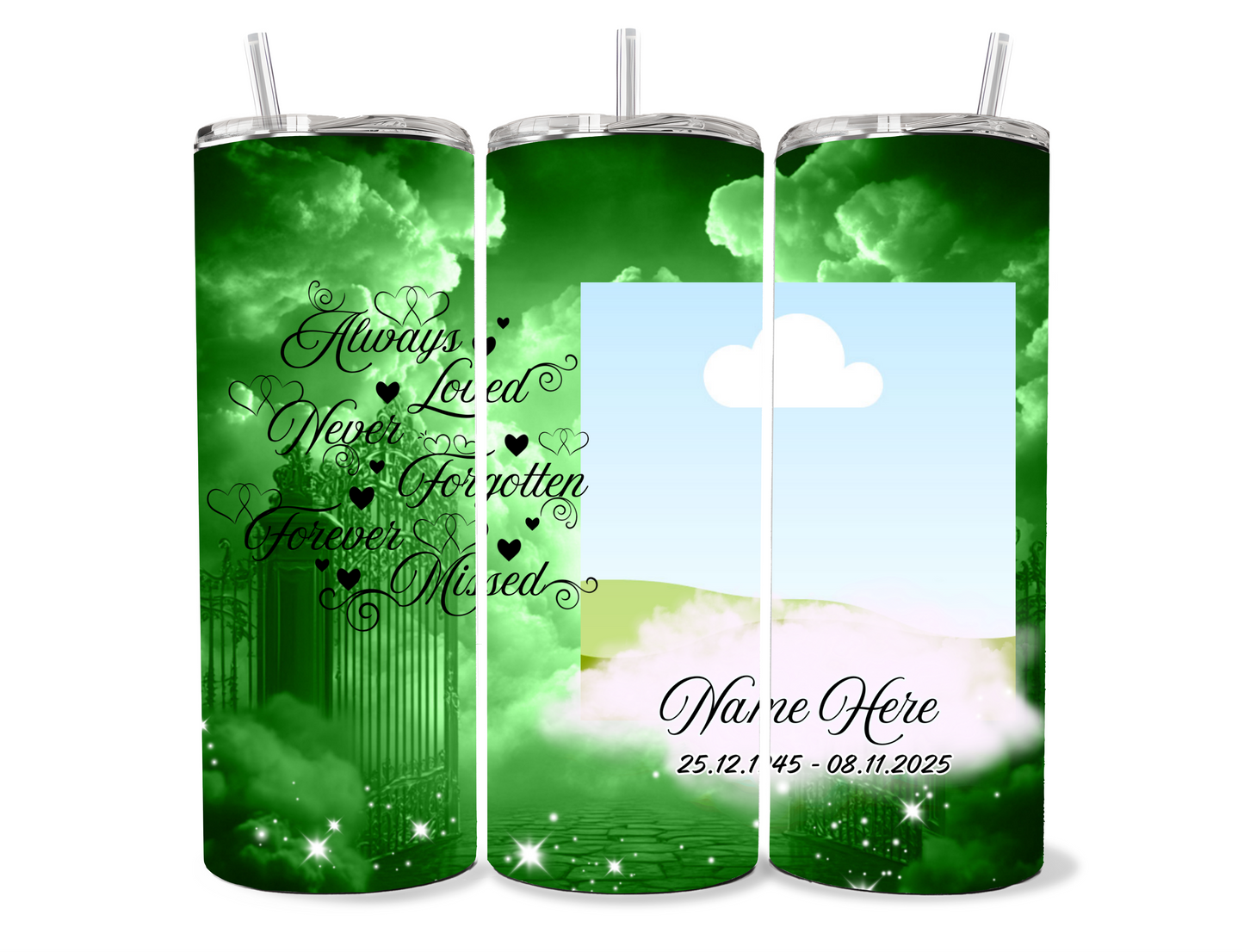 Personalized Memorial Tumbler | Keep Their Memory Close | Tributesbybjane