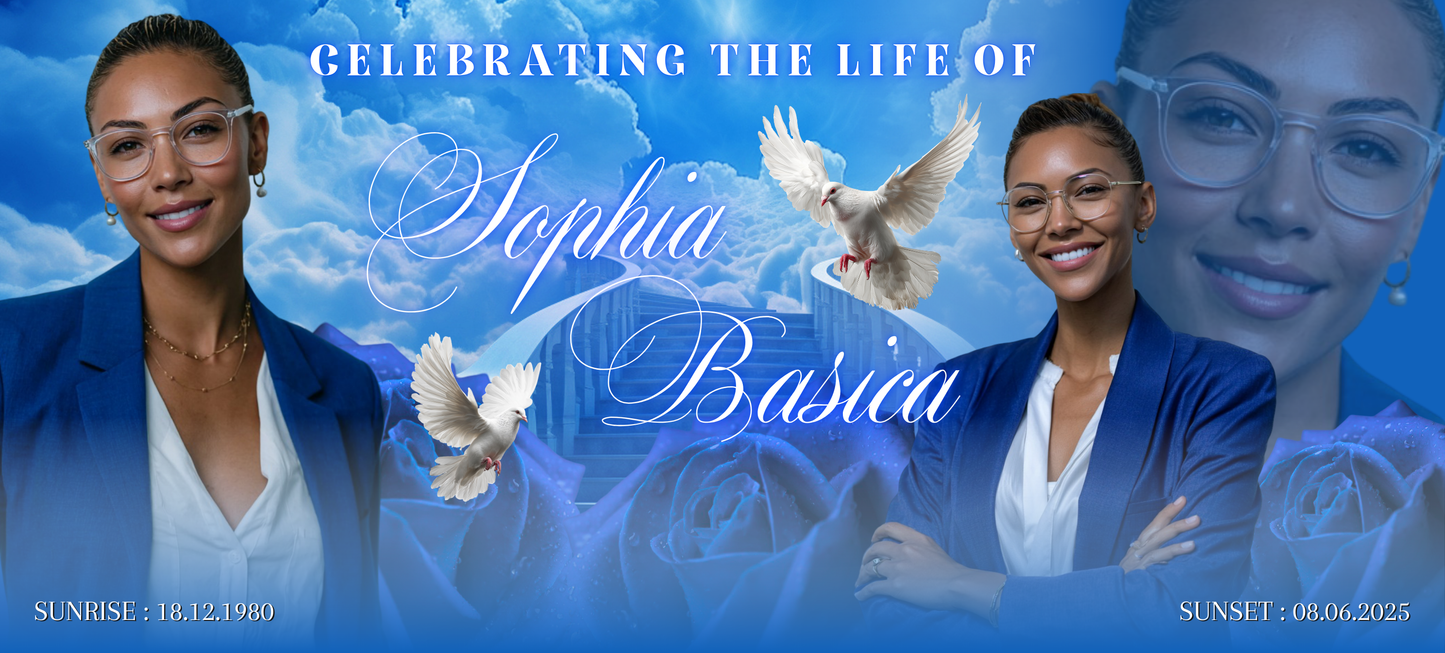 Personalized Memorial Casket Insert | Custom Funeral Tribute