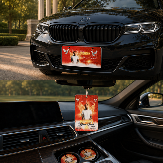 On-the-Go Memorial Bundle | Custom Car Keepsakes – TributesbyBJane