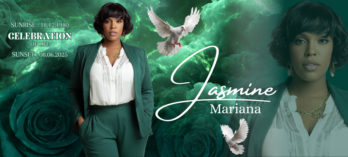 Personalized Memorial Casket Insert | Custom Funeral Tribute